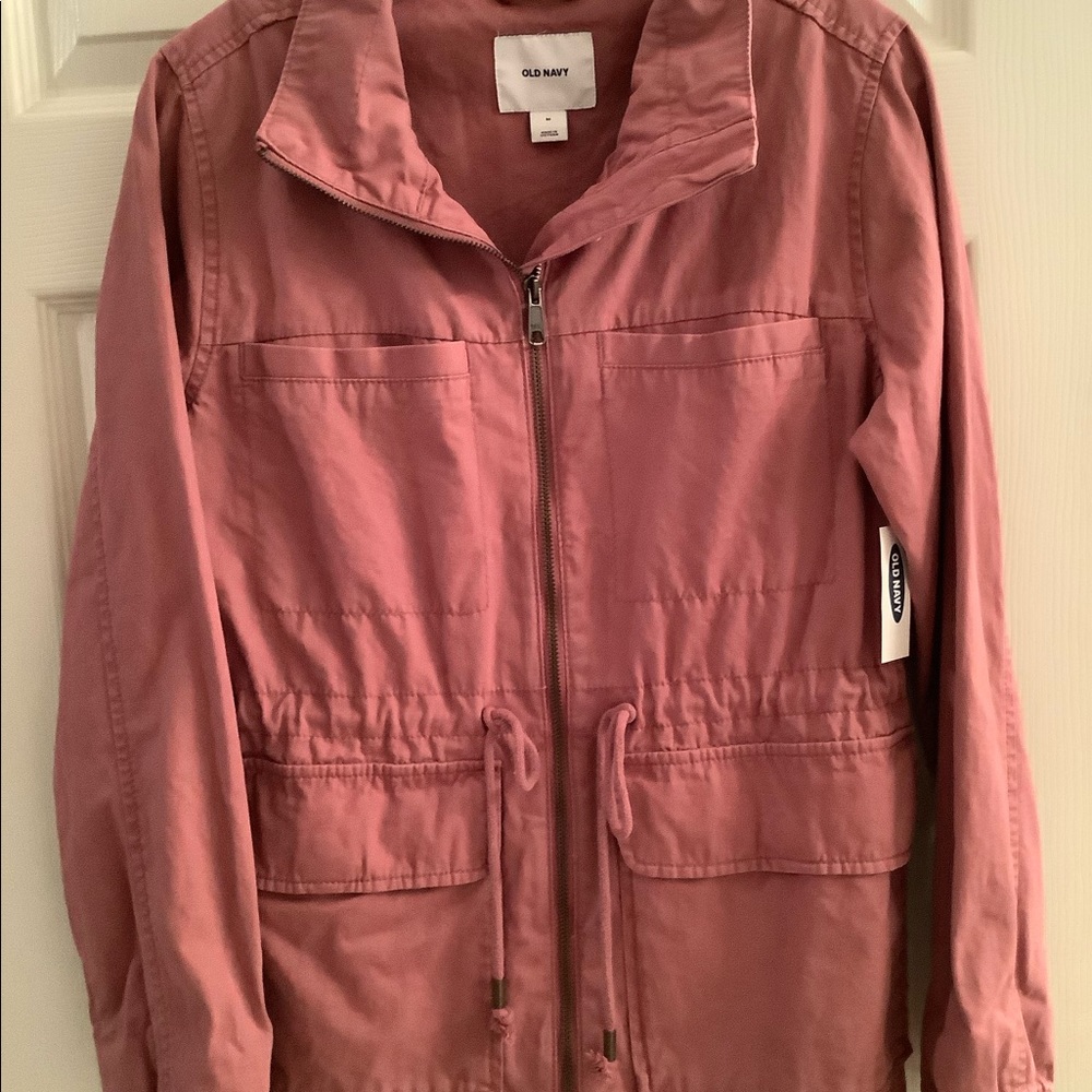Old Navy utility jacket_ pink